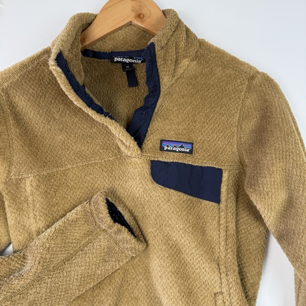 PATAGONIA Re Tool Snap T Fleece Pullover XS Kastanos‎ Brown Biscuit X-Dye $139